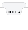 Letter size Exhibit bottom tabs